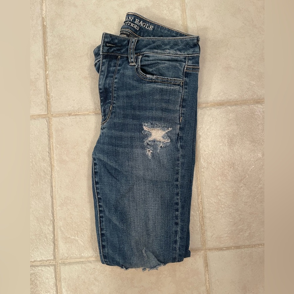 American Eagle Ripped Denim